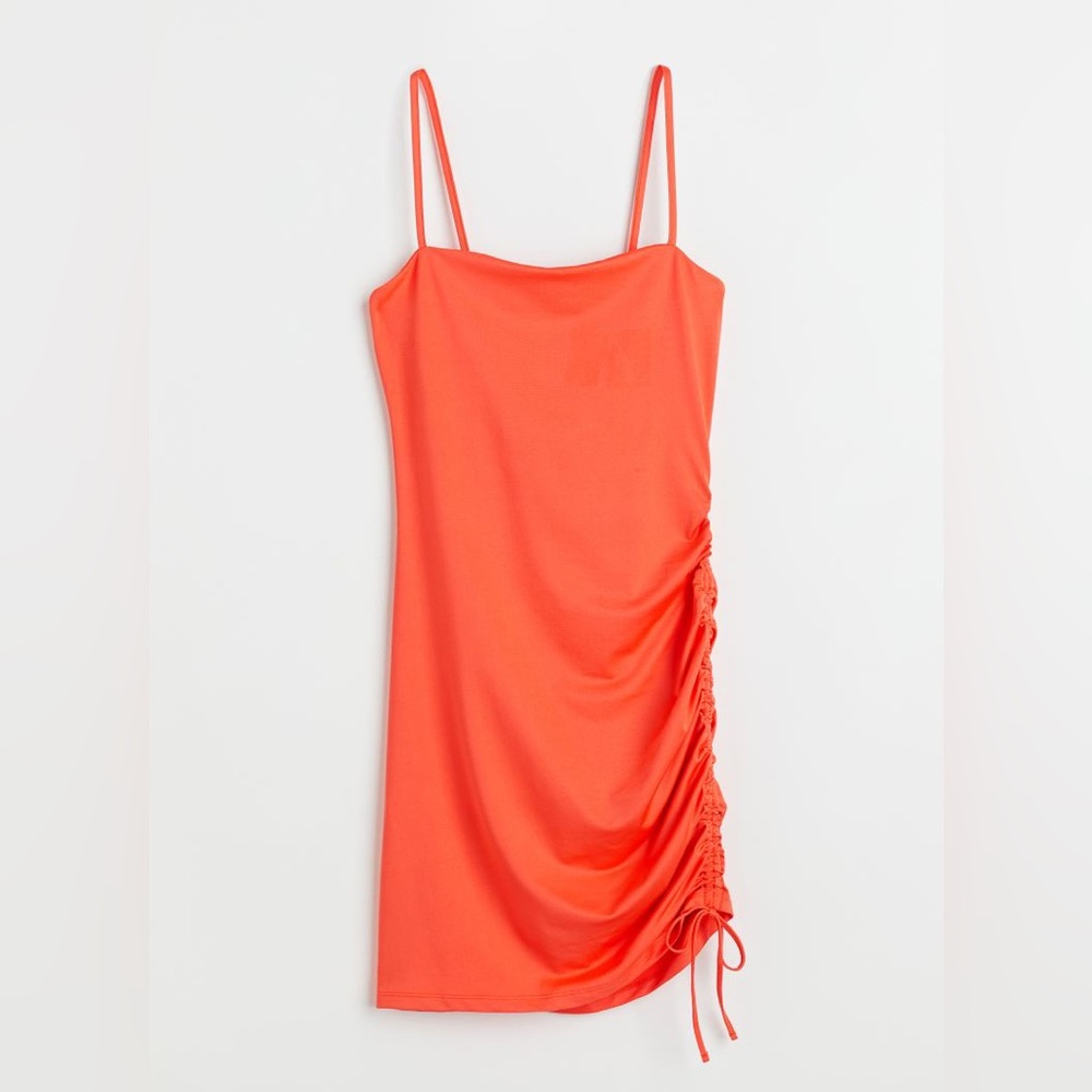 H&M Orange Slip Dress